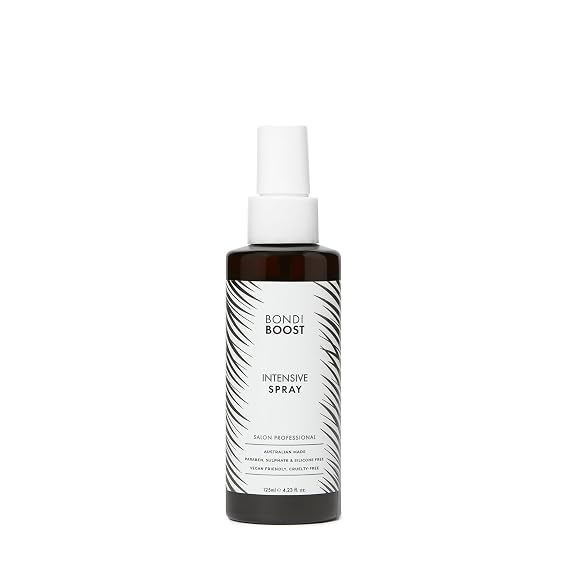 BONDIBOOST Intensive Thickening Spray, Leave-In Treatment, 4.23 fl oz | Daily leave-in mist reduces hair loss & adds density to thinning hair with rosemary & tea tree. Men & women.