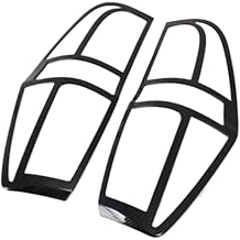 Compatible For Hyundai Starex H-1 H1 2018 2019 2020 2021 2022 Car ABS Chrome Cover Trim Back Tail Rear Light Eyebrow Lamp Frame Parts 2PCs(Carbon Fiber)