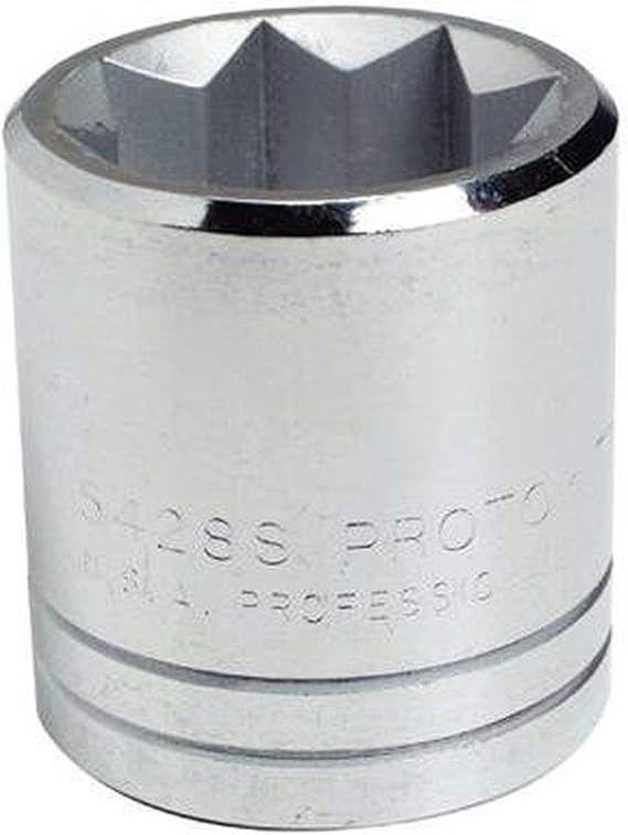 Stanley Proto J5416S 1/2" Drive Socket, 1/2", 8 Point