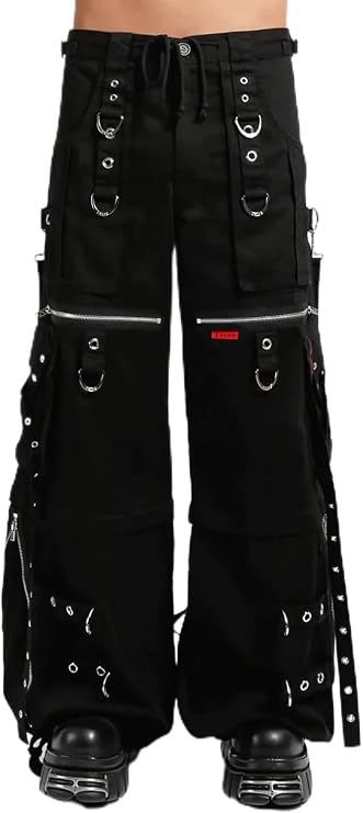 Tripp NYC X-Strap Zip Off Pants [BLACK/BLACK]