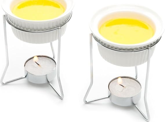 Nantucket Seafood Ceramic Butter Warmers, Set of Two,2 ounce