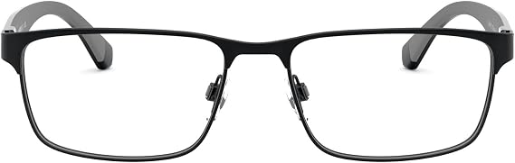 Emporio Armani Mens EA1105 Rectangular Prescription Eyewear Frames