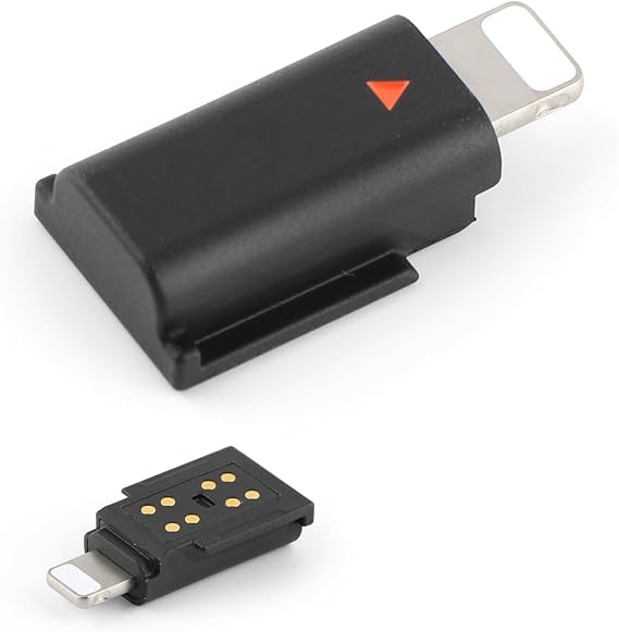 Compatible with DJI MIC 2 Adapter | for iPhone 11/12/14/13 Series Phone Wireless Microphone Receiver