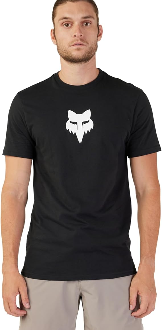 Fox Racing Fox Head Ss Prem Tee, Windbreaker, Men's, Black, M