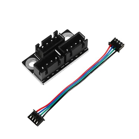 Aokin 3D Printer Parts and Accessories, 1pcs 3D Printer Stepper Motor Parallel Module with 100mm Cables for Double Z Axis Dual Z Stepping Motors, for Creality Reprap Prusa Lerdge 3D Printer Board