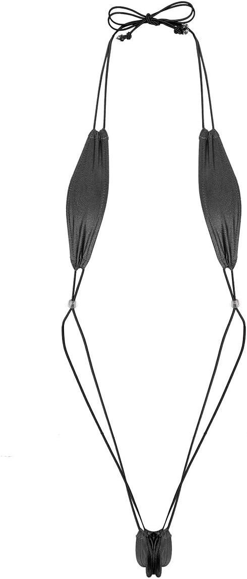 FGHSFRT Micro Sling Bikini Extreme Slingshot Sexy Slutty Mini Bikinis G String Swimsuit for Women Tiny Skimpy Bathing Suit Black