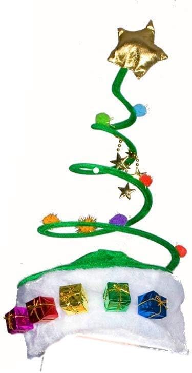 Christmas Tree Coil Spring Hat