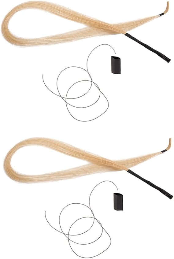 SUPVOX 2pcs Horse Hair Violin Cello Erhu Bow Hairs Traditional Bow Replacement