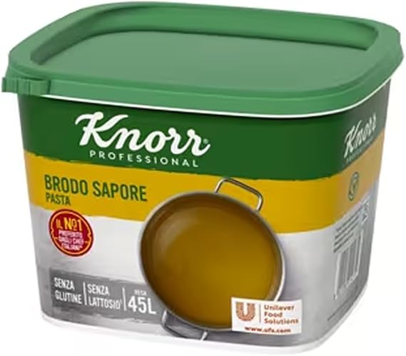 Knorr brodo in pasta sapore secco confezione in secchio da 1 chilogrammo (1000043357)