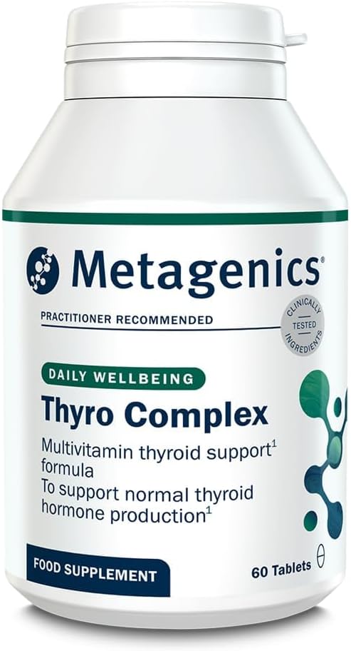 Metagenics Thyro Complex, Multivitamin Thyroid Support- 60 Tablets