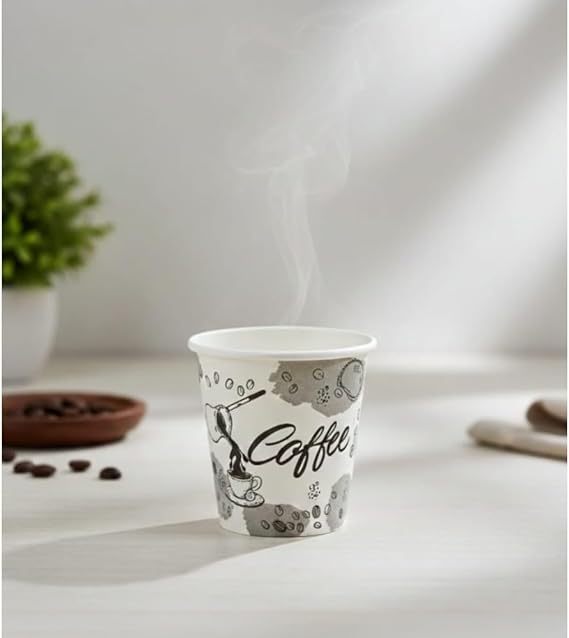Karton Bardak 2,5 Oz 200 Adet Küçük Espresso Bardağı Türk Kahvesi Bardağı Kağıt 65 ml