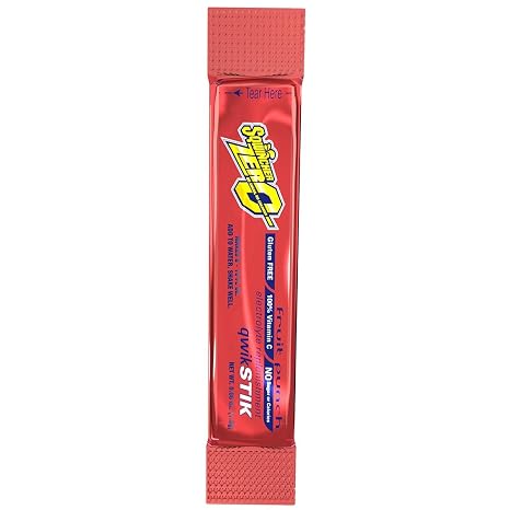 Sqwincher 060202-FP Sugar-Free Quick Stick, Fruit Punch,10 Bags of 50, 0.06 oz.
