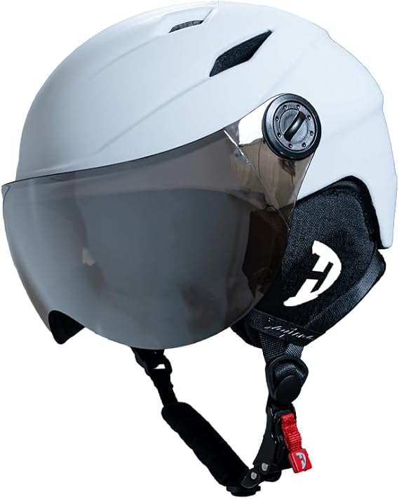 Daytona Helmets Ski Helmet - Snowboard Helmet with Anti-Fog Visor - Adjustable Ski Helmet for Men, Women & Youth