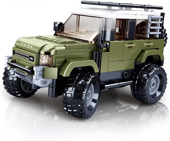 DelightCube Technic Lan rover ORV Defender Model Car Construction Set,317 PCS Racing Car Building Blocks Kit,Vehicle Construction STEM Toys Gifts for Adults
