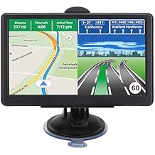 GPS Navigator for Car Truck RV, 7 Inch Touch Screen, Latest 2026 Maps for Car GPS, Support Voice Turn-by-Turn Guidance, Speed and Red Light Warning, Custom Truck Routing