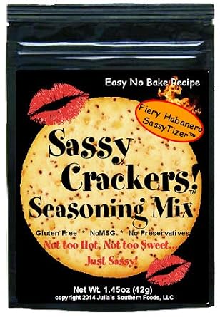 Sassy Crackers Seasoning Mix Fiery Habanero