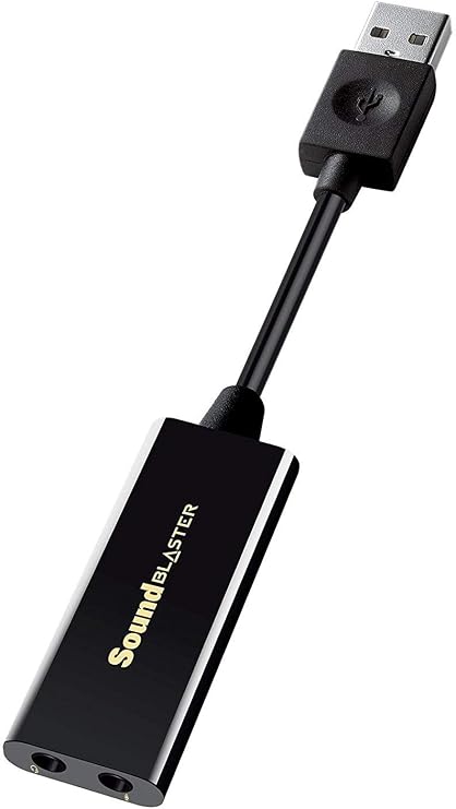 Creative Media Creative Sound Blaster Play! 3 USB Audio Interface up to 24bit/96kHz High Resolution Playback SB-PLAY3