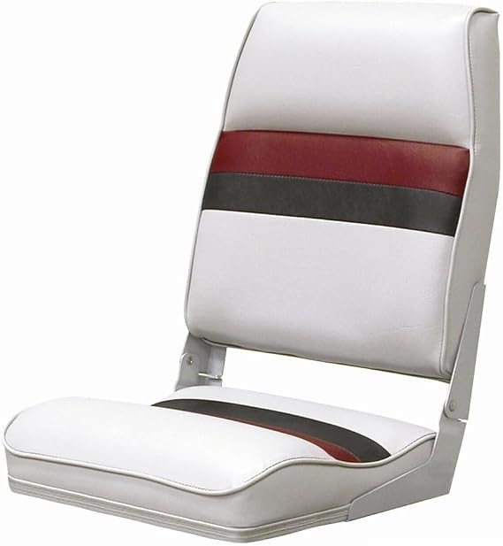 Toonmate Deluxe Pontoon High-Back Folding Boat Seat