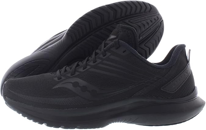 Saucony Kinvara 12 Womens Shoes Size 9.5, Color: Triple Black/Core Black/Black