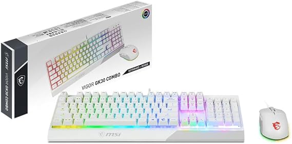 msi Vigor Gk30 Keyboard USB QWERTY Us International Black, W128258654 (QWERTY Us International Black)