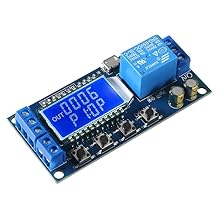 DIANN Timer Delay Relay Module DC 5V 12V 24V Delay Controller Board Delay-Off Cycle Timer 0.01s-9999mins Trigger Delay Switching Relay Module with LCD Display Support Micro USB 5V Power Supply