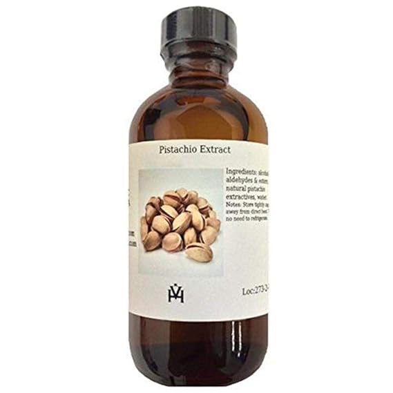 OliveNation Pistachio Flavor Extract from Natural Flavors, Bake Stable, Sugar Free, Non-GMO, Kosher, Gluten Free, Vegan - 8 oz