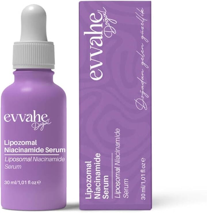 EVVAHE DOĞAL Liposomal Niacinamide Serum, Cilt Bakım Serumu, 30ml