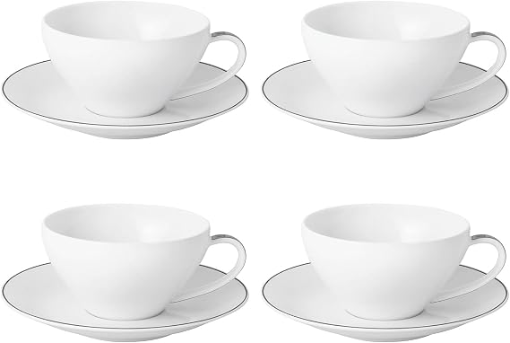 Bernardaud Vintage Set of 4 Teacups Only #0403-163