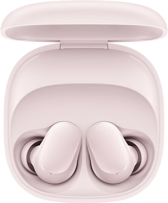 Xiaomi Redmi Buds 6 Play kulak içi kulaklık, 36 saat pil ömrü, 10 mm dinamik sürücü, 4 EQ ayarı, aramalar için AI gürültü azaltma, Bluetooth 5.4, 10 dakikada 3 saat müzik için hızlı şarj, pembe