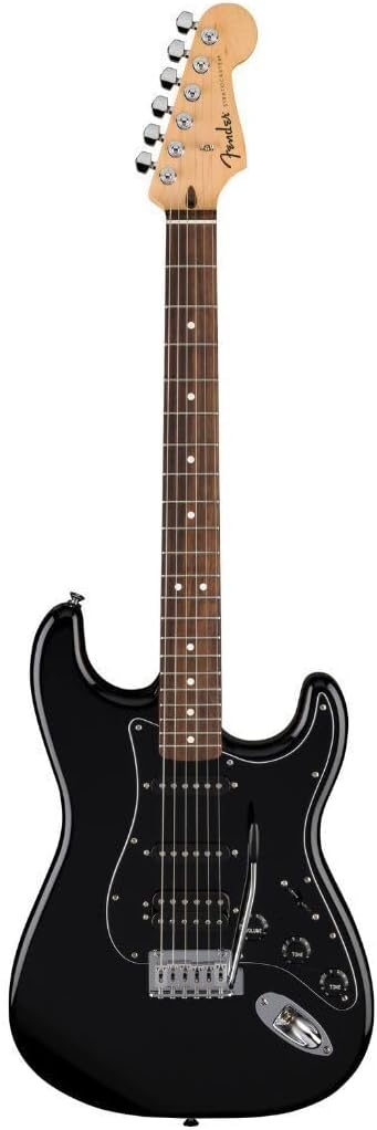 Fender Standard Stratocaster HSS Black - Indian Laurel Electric Guitar