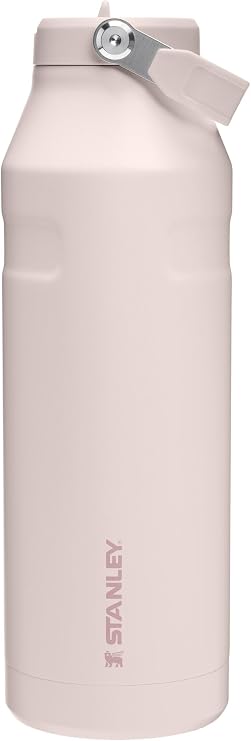 STANLEY IceFlow Flip Straw 2.0 Bottle, 50 oz, Rose Quartz
