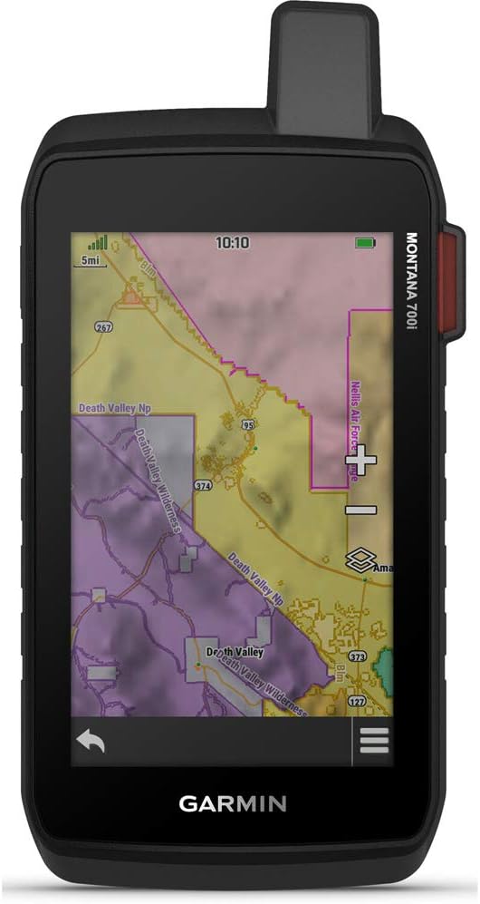 Garmin Montana 750i, Rugged GPS Handheld with Built-in inReach Satellite Technology and 8-megapixel Camera, Glove-Friendly 5"" Color Touchsreen (010-02347-00)