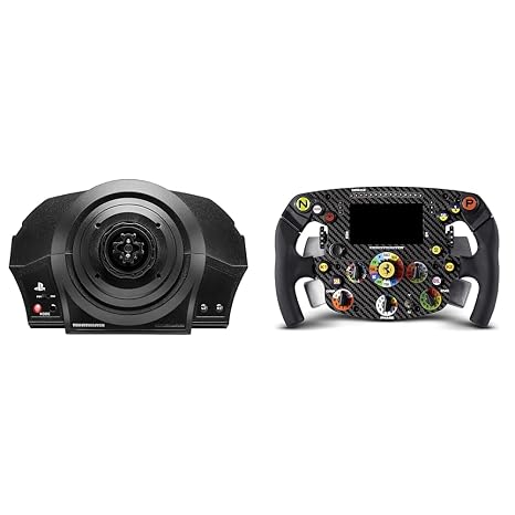 Thrustmaster Ferrari SF 1000 Edition Formula Wheel Add On (XBOX Series X/S, One, Playstation 5, 4, Windows). + Thrustmaster T300 Servo Base (PS4, PC, Works on PS5)