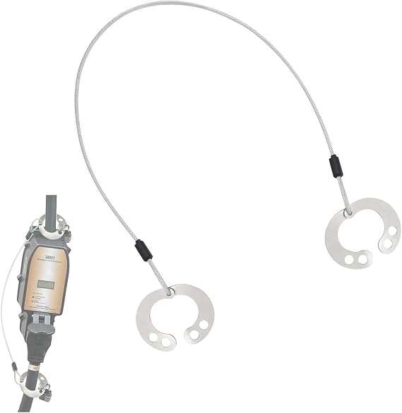 RV Surge Guard Lock RV Surge Protector Lock Security Cable Stainless Steel-1PACK
