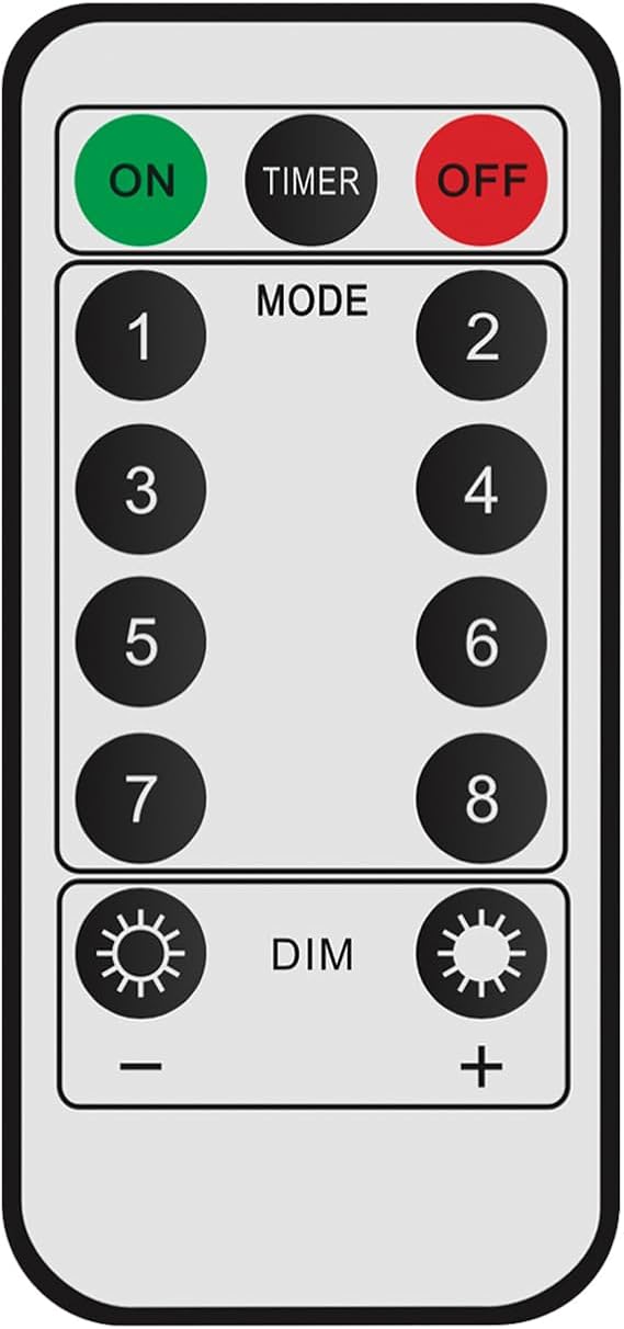 8 Mode StringLight 13 Keys Remote Control Replacement