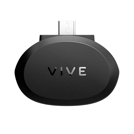 HTC VIVE Facial Tracker for Focus Series Virtual Reality Headsets | Facial expression and lip movement tracking with 60Hz sensor and USB-C connection