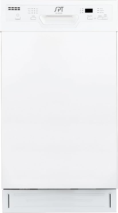 SPT SD-9254W Energy Star 18 Built-In Dishwasher w/Heated Drying White