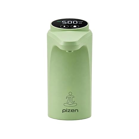 Flow Şarjlı Otomatik Damacana Su Pompası TDS Ölçer 250ml 500ml 1L 2L Ölçü Özellikli Yeşil