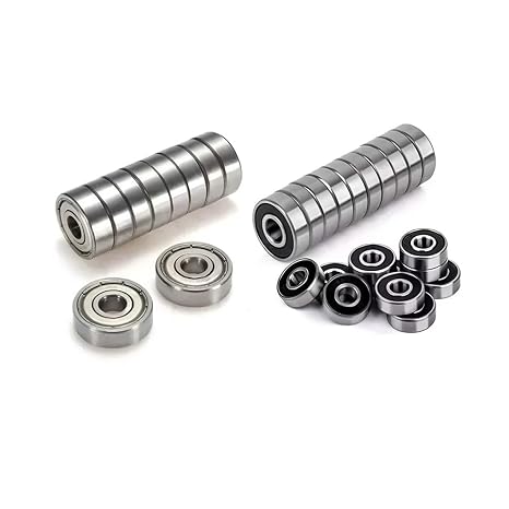 5Pcs 681-ZZ Miniature Deep Groove Ball Bearings 1mm x 3mm x 1mm Double Metal Seal Bearing, for RC, Drones, Micro Motor, Office Equipment