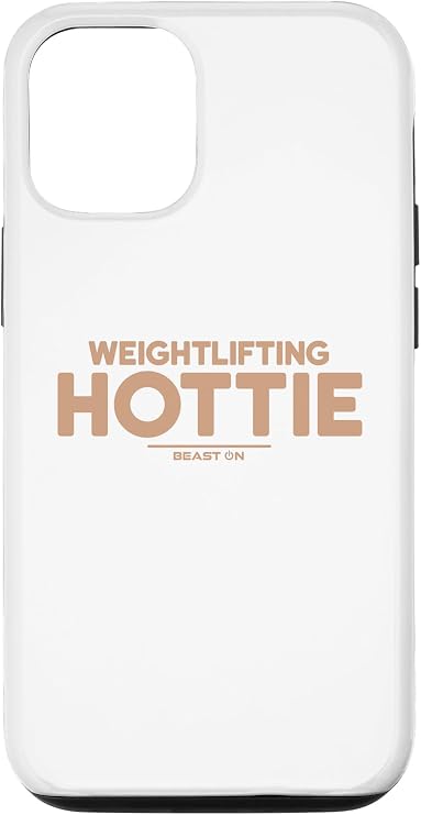 iPhone 15 Weightlifting Hottie Beige Fitness Workout Women Training Case