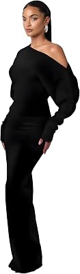 Soft Knit Sweater Dress, Womens Winter Off Shoulder Bodycon Sweater Dress, Womens Sexy Elegant Off Shoulder Sweater Dress