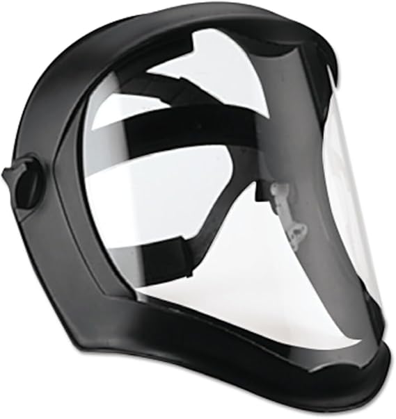 Honeywell Uvex Bionic Face Shield with Hard Had Adapter and Clear Polycarbonate Anti-Fog/Hardcoat Visor (S8515)