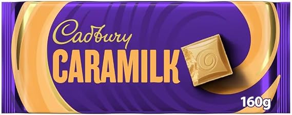 Premium chocolate bar - Best size Gift For Friend & Family (Cadbury Caramilk Golden Caramel Chocolate Bar 160g)