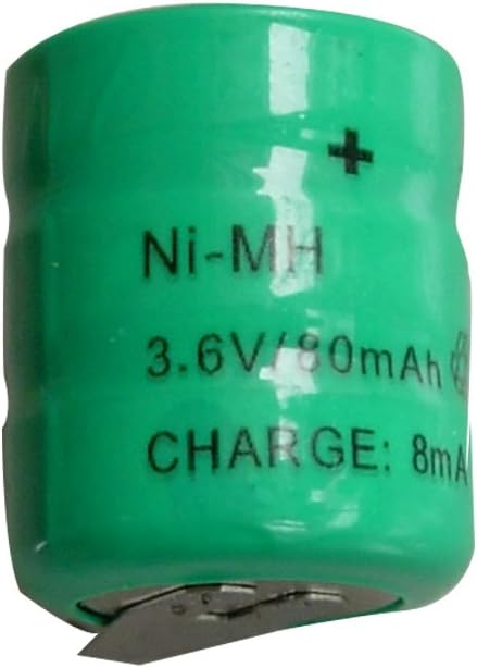 New Ni-MH 80mAh 3.6V Rechargable Battery Cells with Tab