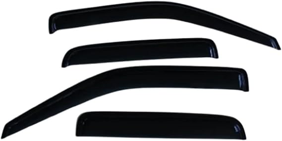 Compatible with Isuzu D-max Dmax 2007-2011 Acrylic Window Visor Sun Vent Rain Shield Car Side Wind Deflector Windshield