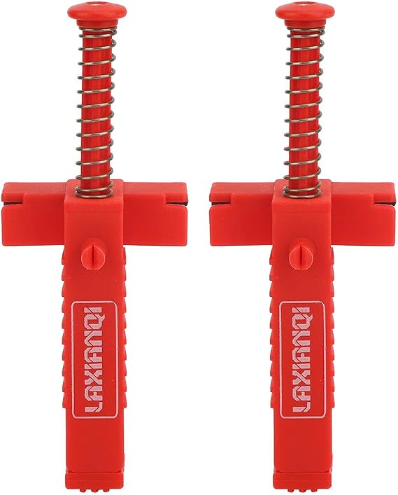 Brick Laying Tools,Industry Brick Line Runner 2Pcs Brick Liner Plumber Tools Leveling Measuring Tool Hardware Accessory Red Plasticred Brickwork Line Puller Bricklayer Toolsplumber(Red Brick Puller)