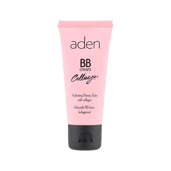 aden BB Cream Tinted Moisturizer with SPF 1530 ml Hydrating Face Moisturizer with SPF & Collagen - acne BB Cream Foundation & Tinted Sunscreen for face Natural Coverage Made in Europe 04