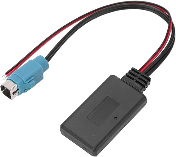 Acouto Car Bluetooth 5.0 Radio AUX in ABS Adapter Audio Cable Replacement for KCE236B CDE9885 9887 Bluetooth AUX in Cable CDA-9886R CDA-9887R