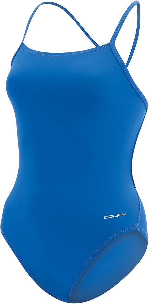 DOLFIN Women's Graphlite Solid Cross Back Swimsuit