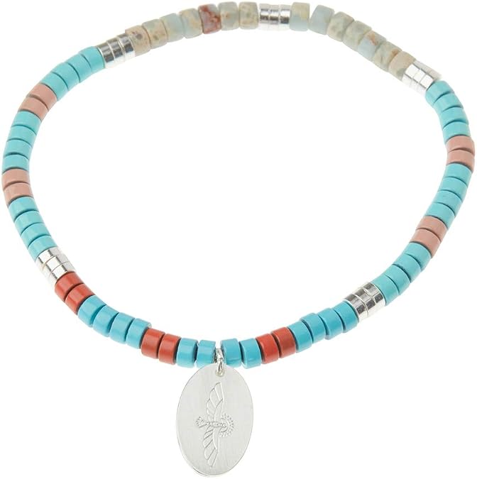 Scout Curated Wears - Intention Charm Bracelet - Aqua Terra/Silver